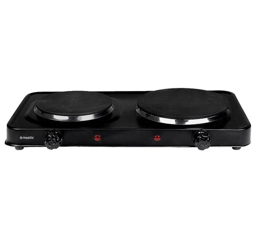 Mestic Double Hotplate Stove Mkt-200 Uk - portable gas and electric cookers for outdoor cooking, ideal for caravans, motorhomes and campsite meal prep - My Mestic