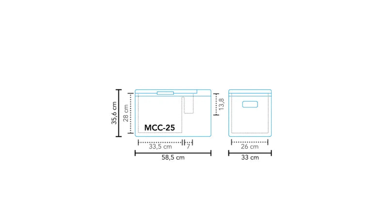 Mestic Cool Box Compressor Mcc-25 Ac/Dc Uk 1512520