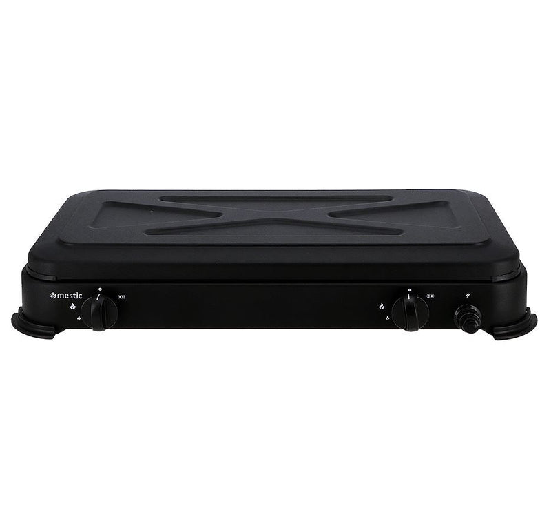 Mestic Camping Gas Cooker Mgc-200 30Mbar - portable gas and electric cookers for outdoor cooking, ideal for caravans, motorhomes and campsite meal prep - My Mestic
