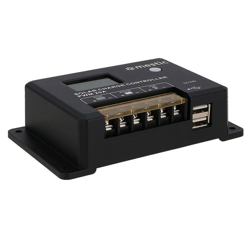 Mestic Solar Controller Pwm Msc-2020 20A - solar charge controllers and connectors for caravans and campervans ensuring safe, stable off-grid solar power management - My Mestic