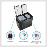 Mestic Cool Box Compressor Mccm-55 Ac/Dc - Dual Zone Uk - Image 5 of 9 | UK Camping and Leisure