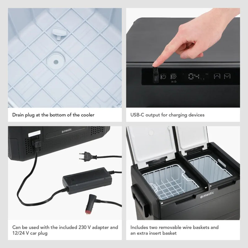 Mestic Cool Box Compressor Mccm-55 Ac/Dc - Dual Zone Uk - Image 8 of 9 | UK Camping and Leisure