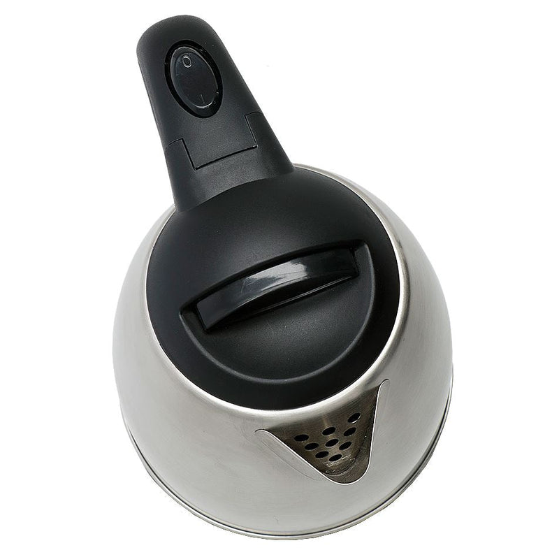 Mestic MWC-150 stainless steel kettle 220 - 240 V 1.5 liters - low-wattage camping kettles designed for caravans and campsite hookups with efficient, travel-safe boiling performance - My Mestic