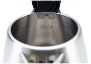 Mestic MWC-150 stainless steel kettle 220 - 240 V 1.5 liters - low-wattage camping kettles designed for caravans and campsite hookups with efficient, travel-safe boiling performance - My Mestic