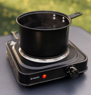 Mestic Single Hotplate Stove Mkt-120 Uk - portable gas and electric cookers for outdoor cooking, ideal for caravans, motorhomes and campsite meal prep - My Mestic