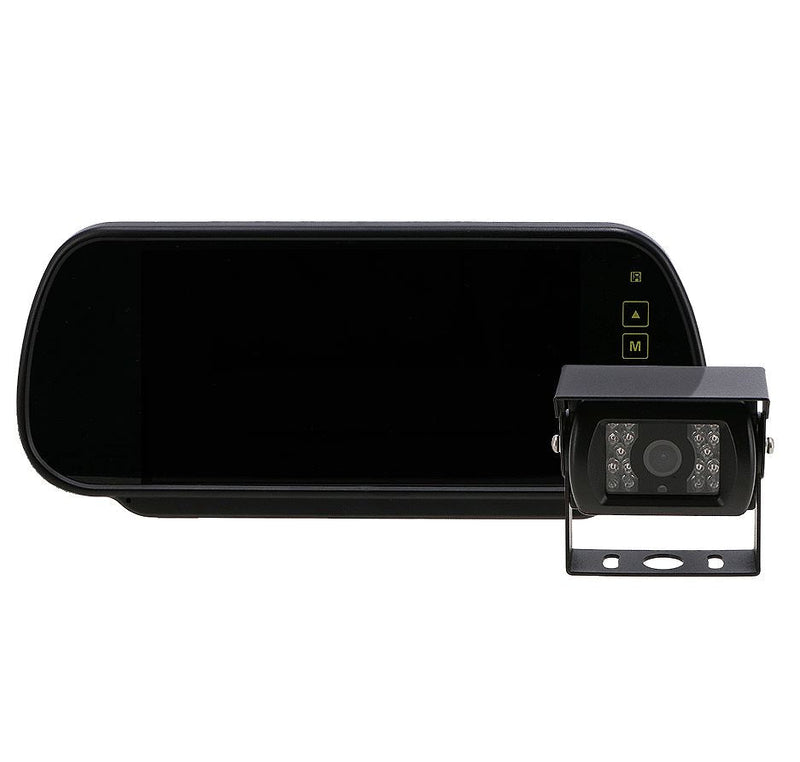 Mestic Camera MC-300 Mirror – Rear-View Mirror Monitor with Full HD Camera - reversing camera systems for caravans, campervans and motorhomes providing clear, safe rear-view visibility while manoeuvring - My Mestic